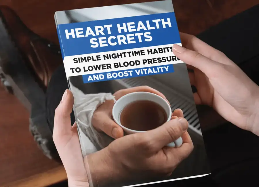 Synogut free bonus, Heart Health Secrets ebook, nighttime habits to lower blood pressure